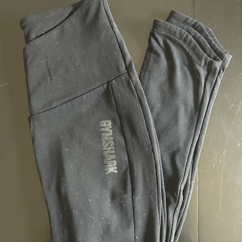 Gymshark High Wasted Black Leggings XS